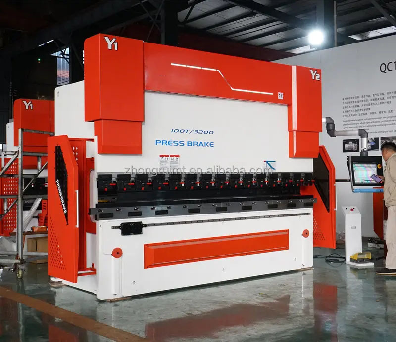 200t 300t Standard Industrial Press Brake Cnc Makinë frenimi hidraulik me shtypje