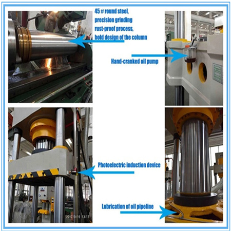 Presë hidraulike me tërheqje të thellë për atro kolona si prensa hidraulike, Maquina de la prensa hidraulike