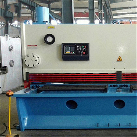 Prodhimi profesional kinez i llamarinës së çelikut të zbarrës horizontale, makinë frenuese për prerje dhe përkulje